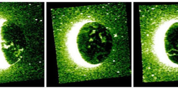 Sonda dos Emirados Árabes faz imagens de auroras em Marte