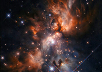 Hubble faz bela imagem de “berçário de estrelas” na constelação de Gêmeos